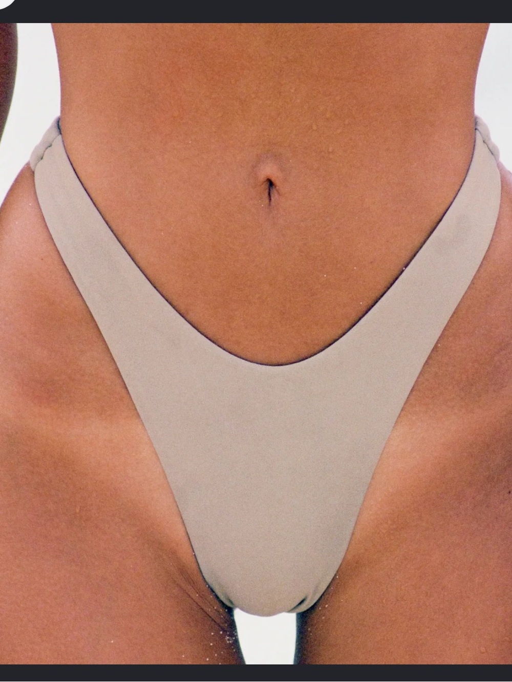 CSB Swim Brazilian Bikini Thong Almond